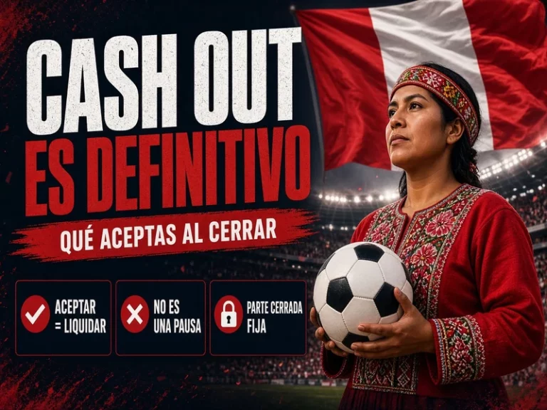 Cash out definitivo y aceptación del cierre anticipado de una apuesta