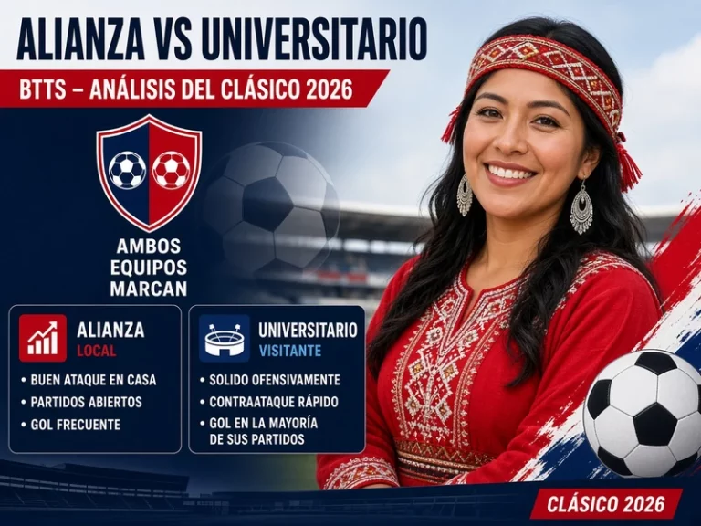 Ambos equipos marcan Alianza vs Universitario con análisis BTTS del Clásico 2026