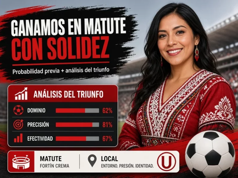 Universitario gana en Matute con probabilidad previa y análisis del triunfo 2-1