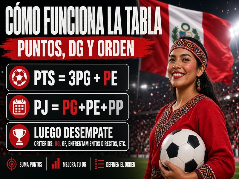 Cómo funciona la tabla de posiciones de Liga 1 Perú