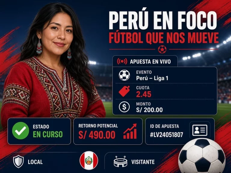 Comprobante de apuesta en vivo con evento mercado cuota monto retorno ID y estado