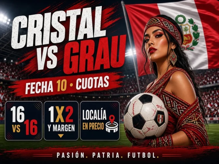 Sporting Cristal vs Atlético Grau cuotas y mercados de la Fecha 10