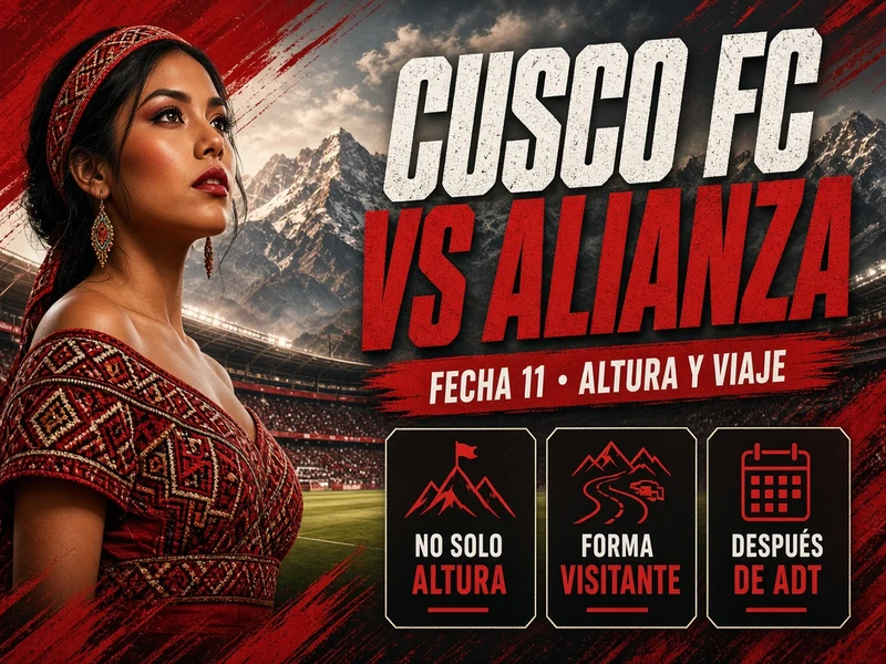 Cusco FC vs Alianza Lima Fecha 11 con contexto de altura y forma visitante