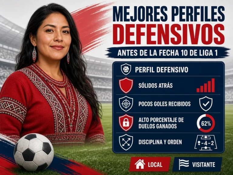 Equipos con mejor perfil defensivo antes de la Fecha 10 de Liga 1