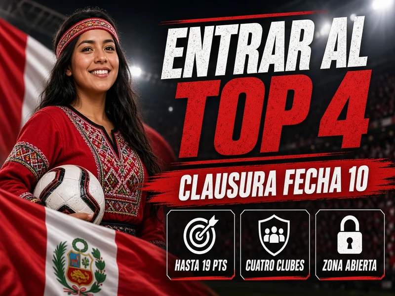 Equipos que pueden entrar al top 4 después de la Fecha 10