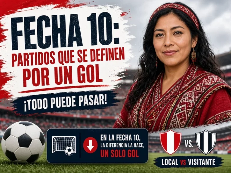 Partidos de la Fecha 10 con riesgo de terminar por un gol de diferencia
