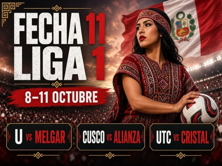 Programación de la Fecha 11 de Liga 1 2026