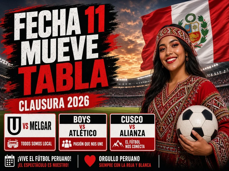 Partidos de la Fecha 11 que pueden mover la tabla del Clausura