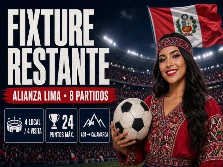 Fixture restante de Alianza Lima en el Clausura 2026