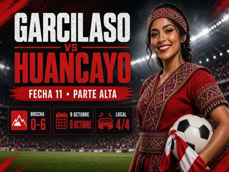 Deportivo Garcilaso vs Sport Huancayo en la Fecha 11 del Clausura 2026