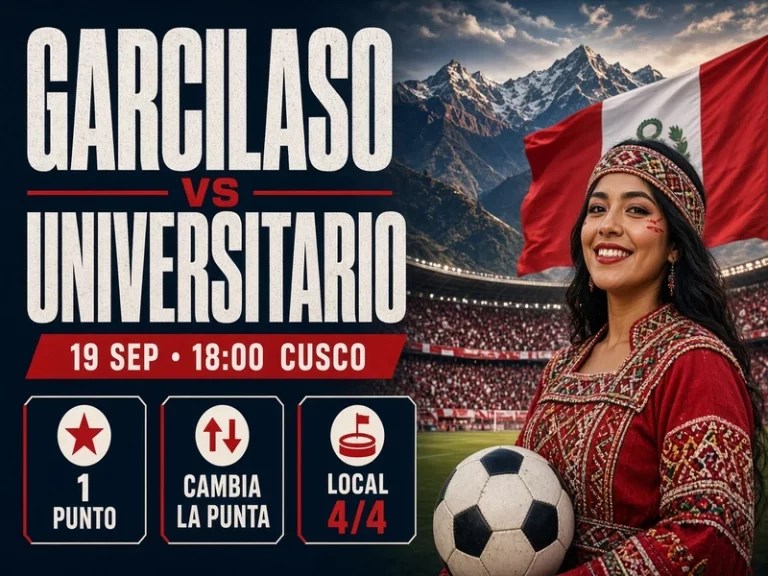 Deportivo Garcilaso vs Universitario en la Fecha 10 del Clausura 2026