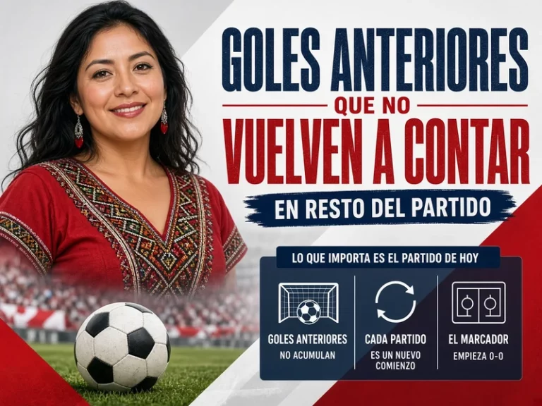 Goles anteriores que no vuelven a contar en resto del partido