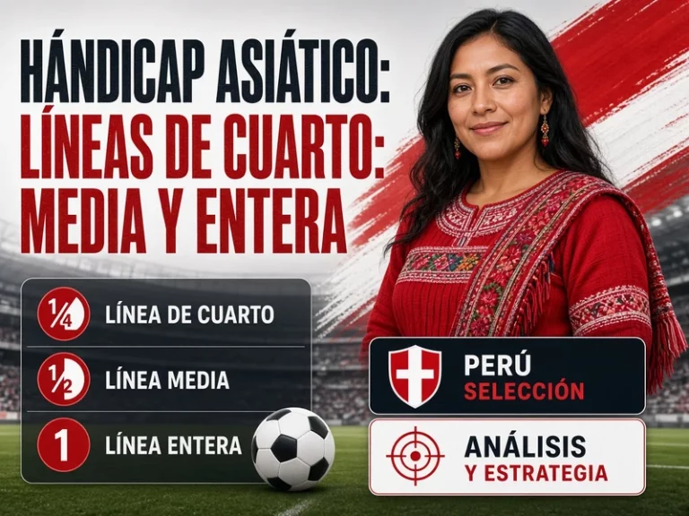Cinco ejemplos de hándicap asiático con líneas de cuarto media y entera