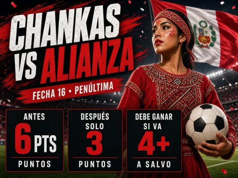 Los Chankas vs Alianza Lima Fecha 16 penúltima jornada