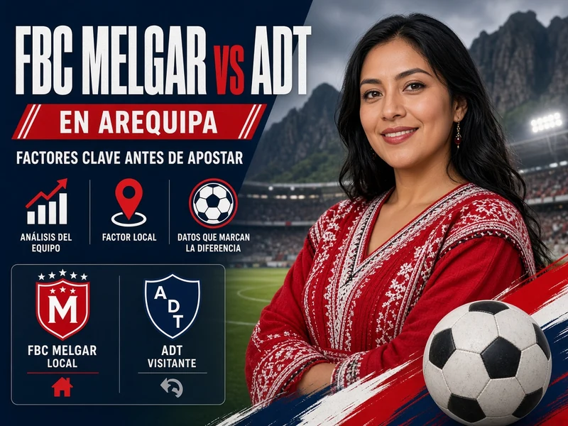 FBC Melgar vs ADT en Arequipa con factores a revisar antes de apostar