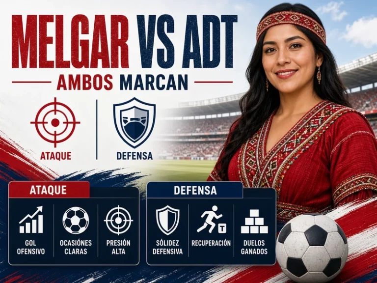 Ambos marcan Melgar vs ADT con análisis de ataque y defensa