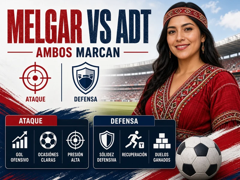 Ambos marcan Melgar vs ADT con análisis de ataque y defensa