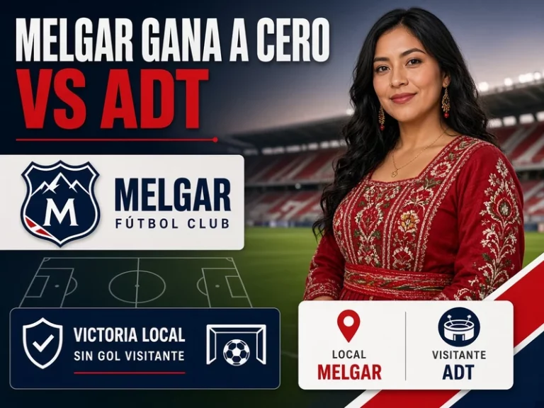 Melgar gana a cero vs ADT con explicación de victoria local sin gol visitante