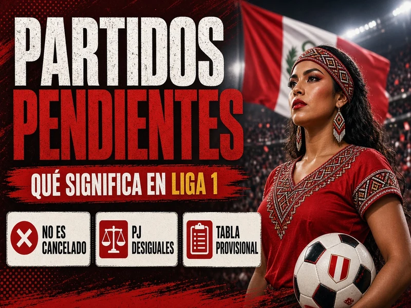 Qué significa que una fecha de Liga 1 tenga partidos pendientes