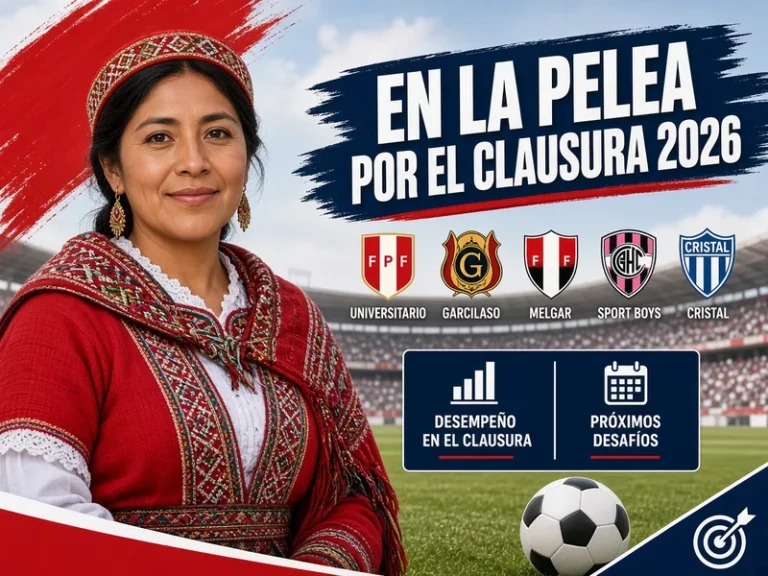 Universitario, Garcilaso, Melgar, Sport Boys y Cristal en la pelea por el Clausura 2026