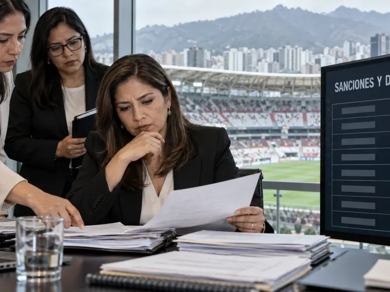 Sanciones y deducciones de puntos en la tabla acumulada de Liga 1 2026