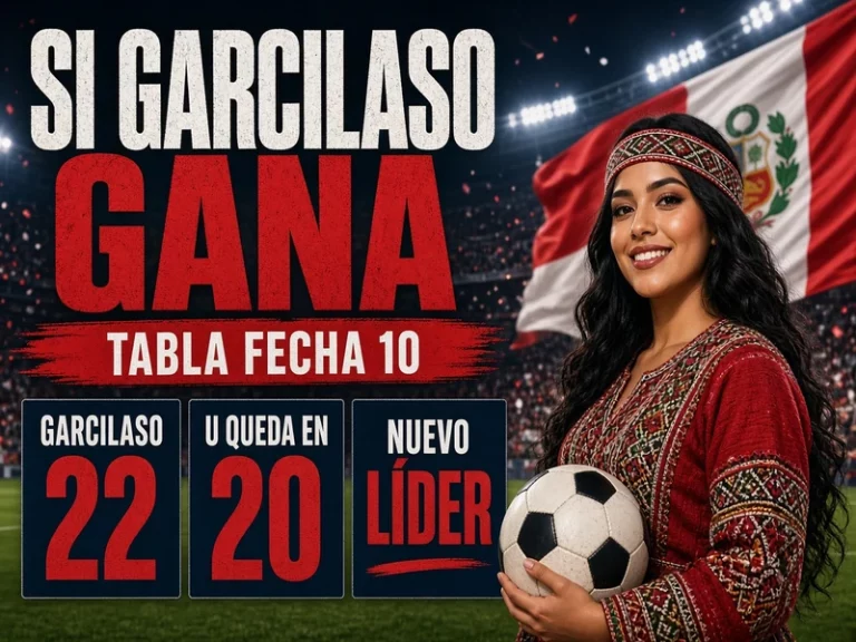 Escenario de tabla si Deportivo Garcilaso vence a Universitario en la Fecha 10