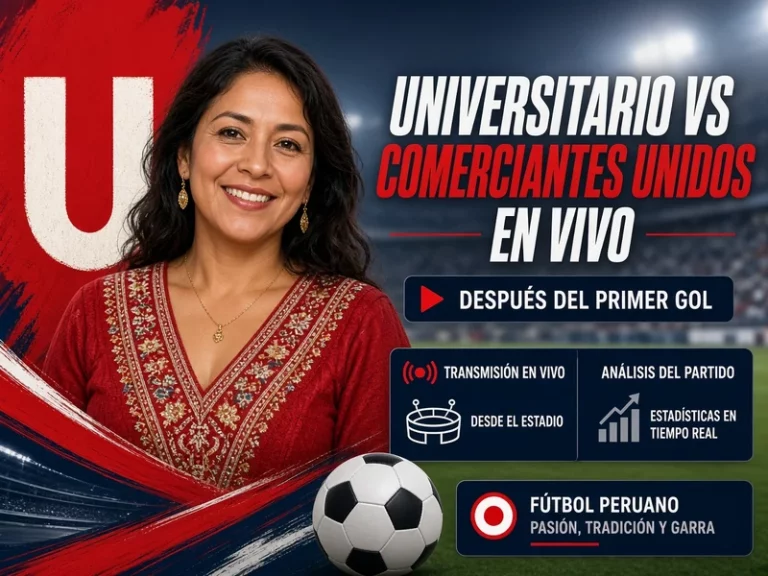 Universitario vs Comerciantes Unidos en vivo después del primer gol