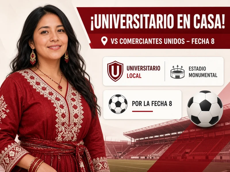 Universitario local ante Comerciantes Unidos en el Monumental por la Fecha 8