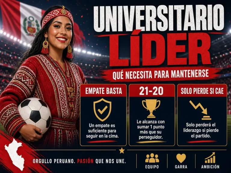 Universitario y los escenarios para mantenerse líder del Clausura 2026