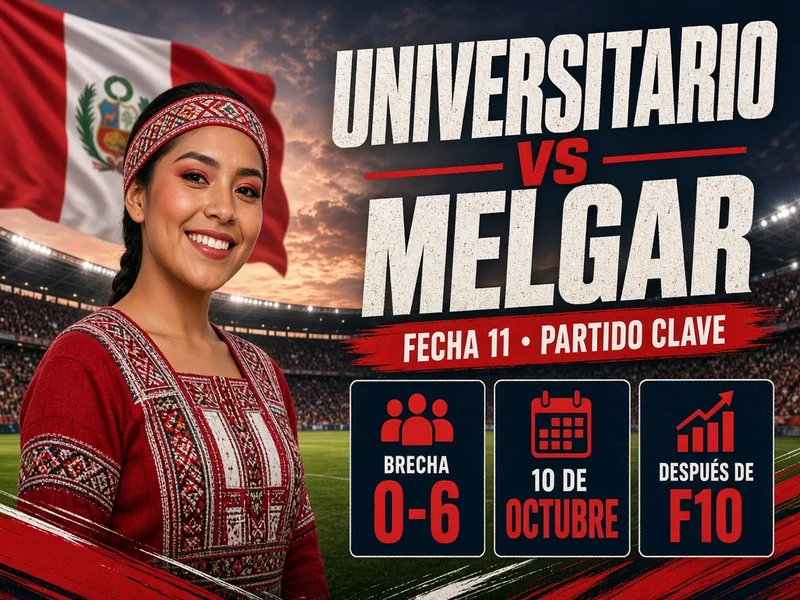 Universitario vs Melgar por la Fecha 11 del Clausura 2026