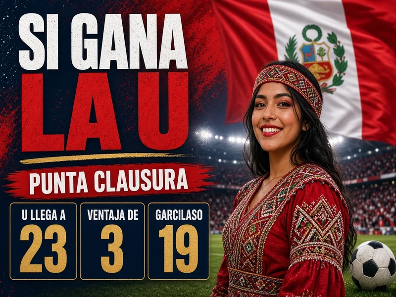 Escenario de liderato si Universitario vence a Deportivo Garcilaso