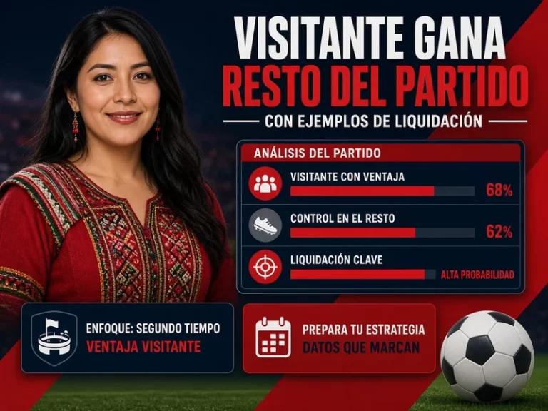 Visitante gana resto del partido con ejemplos de liquidación